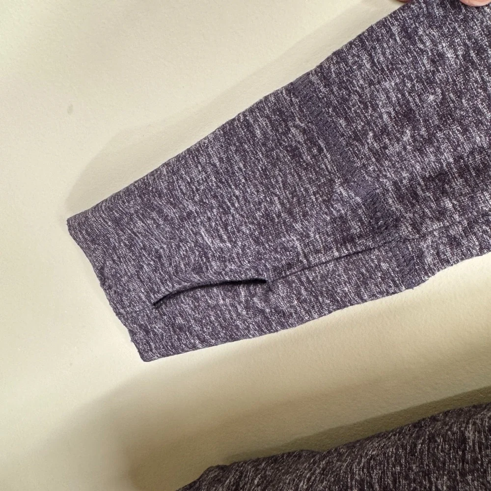 Lululemon Womens Size 6 Medium Rehearsal Long Sleeve Heathered Purple Swan Exc